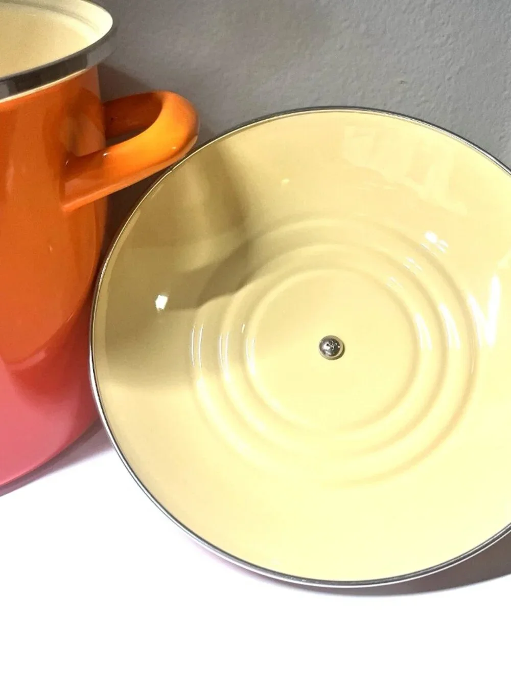 Le Creuset 6-Qt Enamel on Steel Stockpot Flame – Enamel Wear – Read